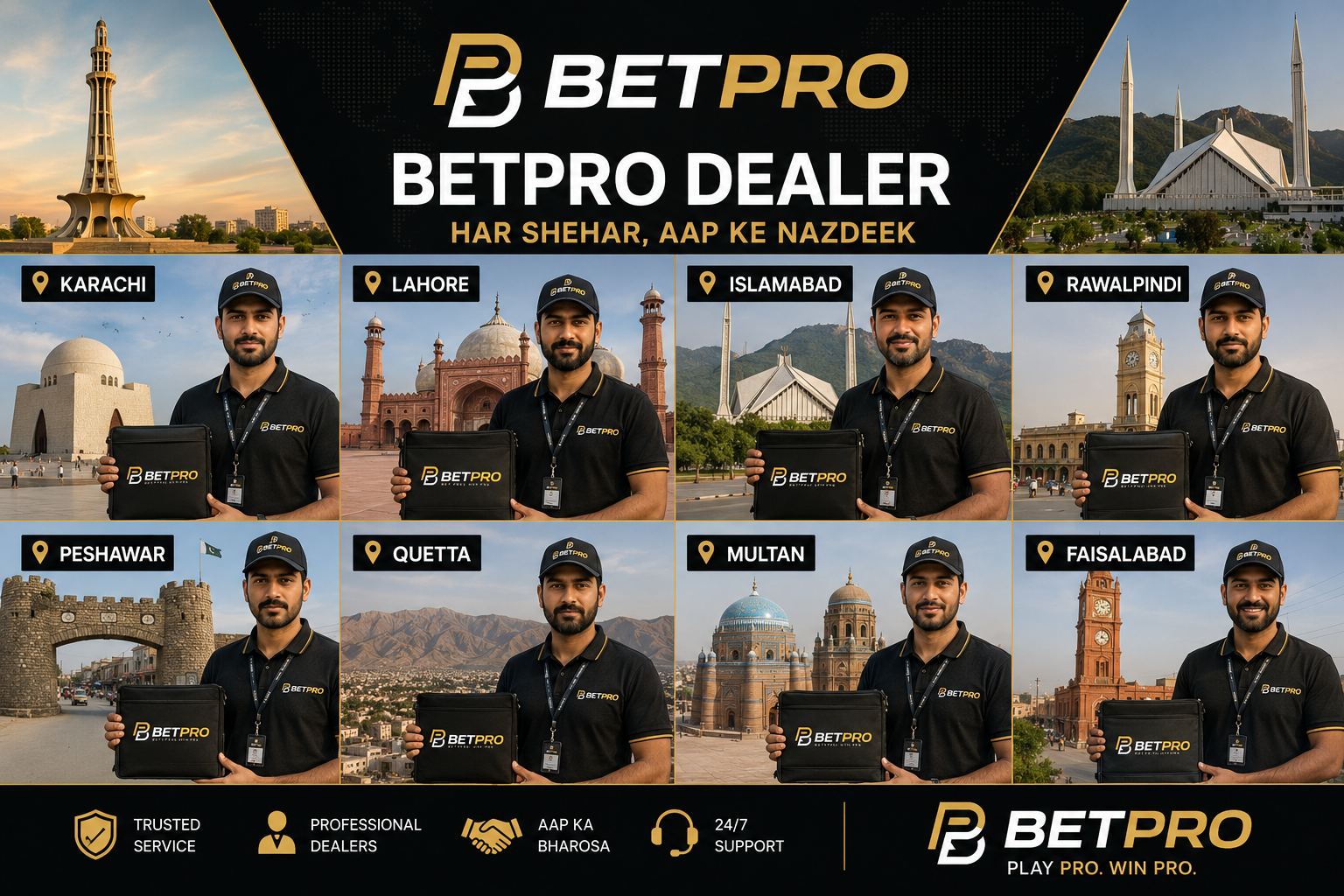 BetPro Agent in Pakistan